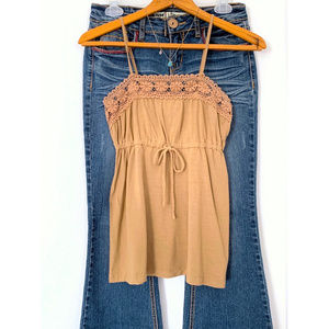 tan camisole by Candie's Size XS